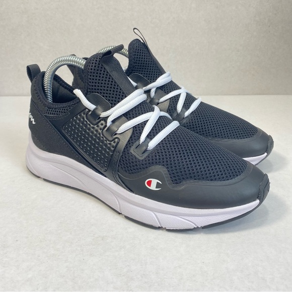 NEW Champion FLARE Cushion Fit Black/White Tie Athletic Shoes; Women’s Size 8 - Picture 4 of 13